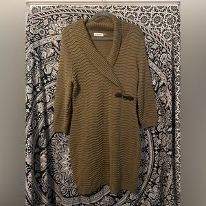 Calvin Klein Tan Sweater Dress